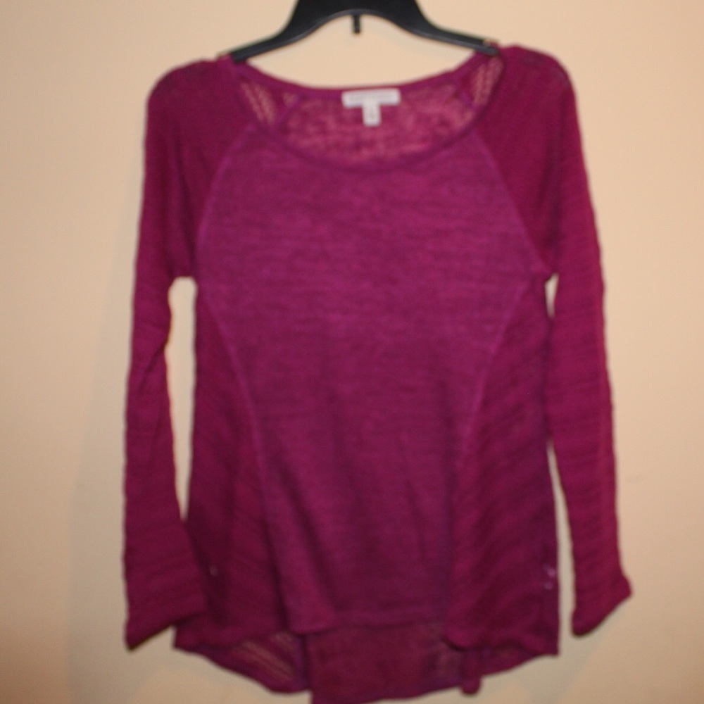 Pink long sleeve shirt
